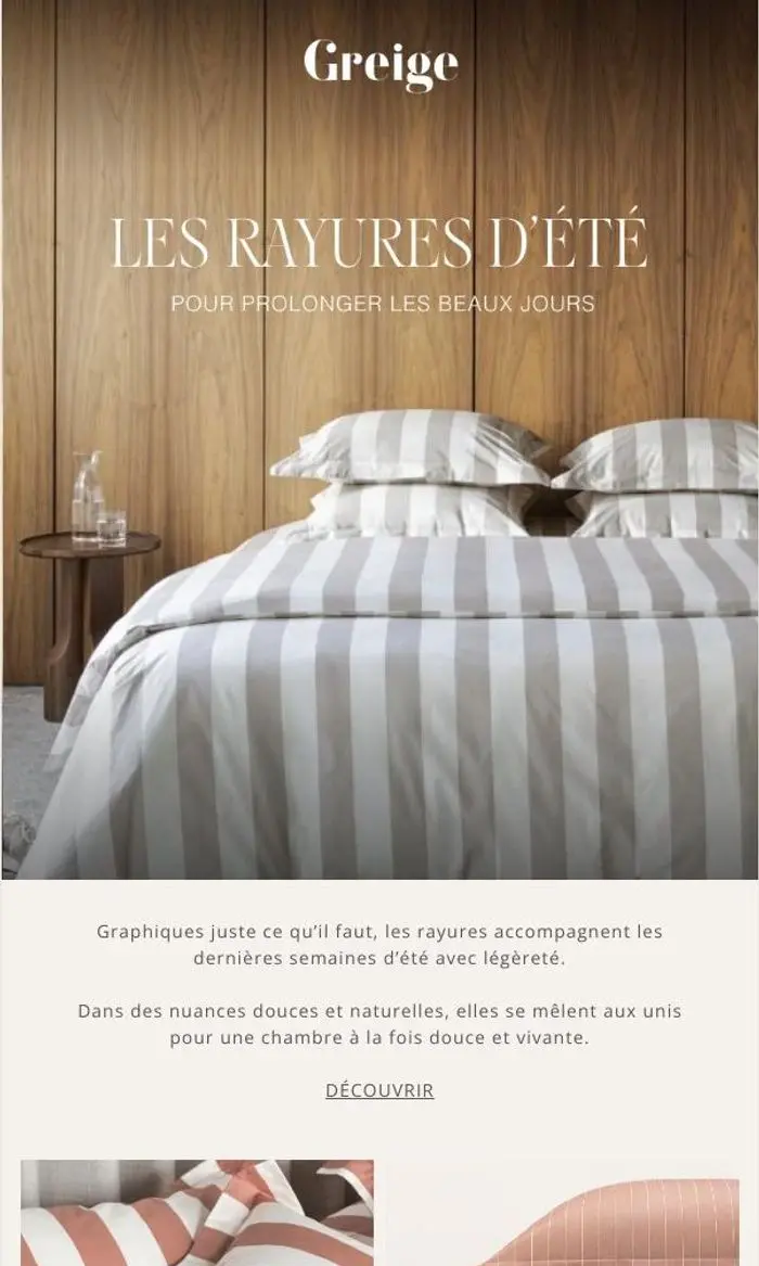 Greige: Pour des nuits d'été au frais