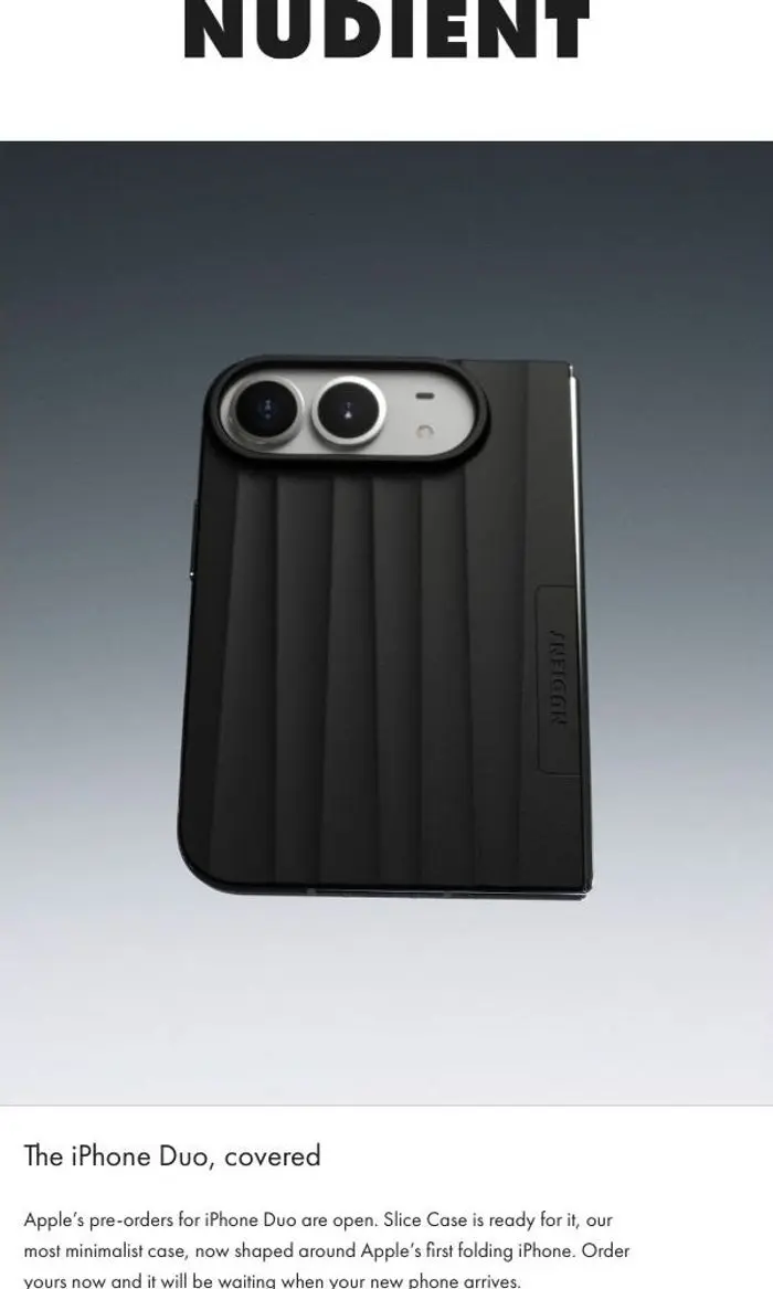 NUDIENT: Pre-ordered your iPhone Duo?