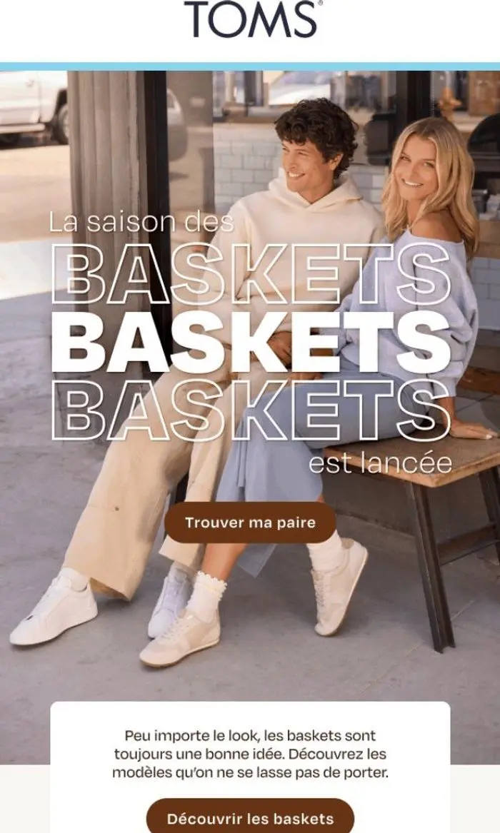 TOMS Europe: Jamais trop de baskets