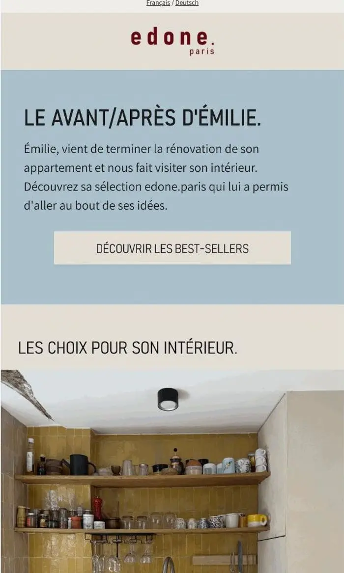 edone.paris: Émilie a tout transformé sans percer un seul mur