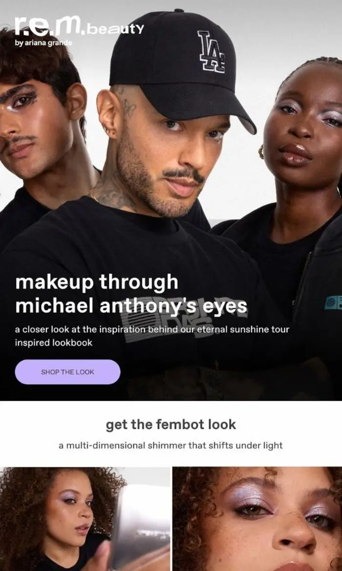 r.e.m. beauty: from tour to tutorial: get the fembot look