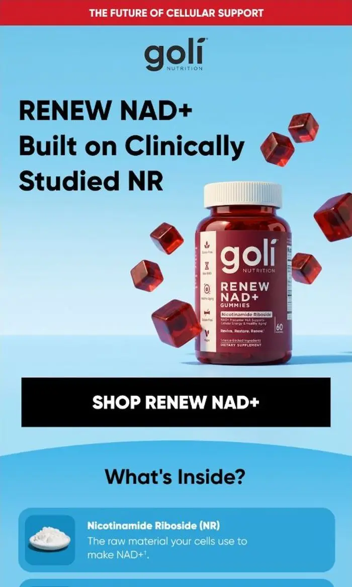 Goli Nutrition: the future of cellular support