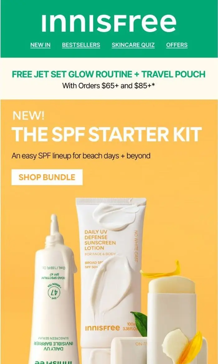 innisfree: NEW! The SPF Starter Kit