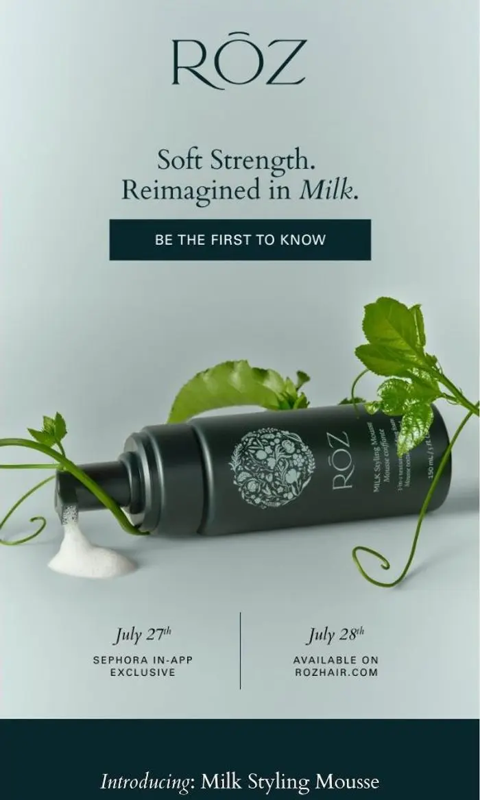 RŌZ Hair: Our newest innovation. Reimagined in Milk.