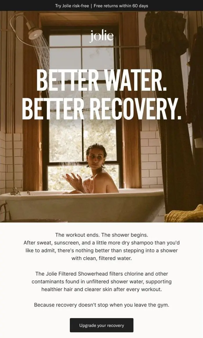 Jolie: The best part of your workout?