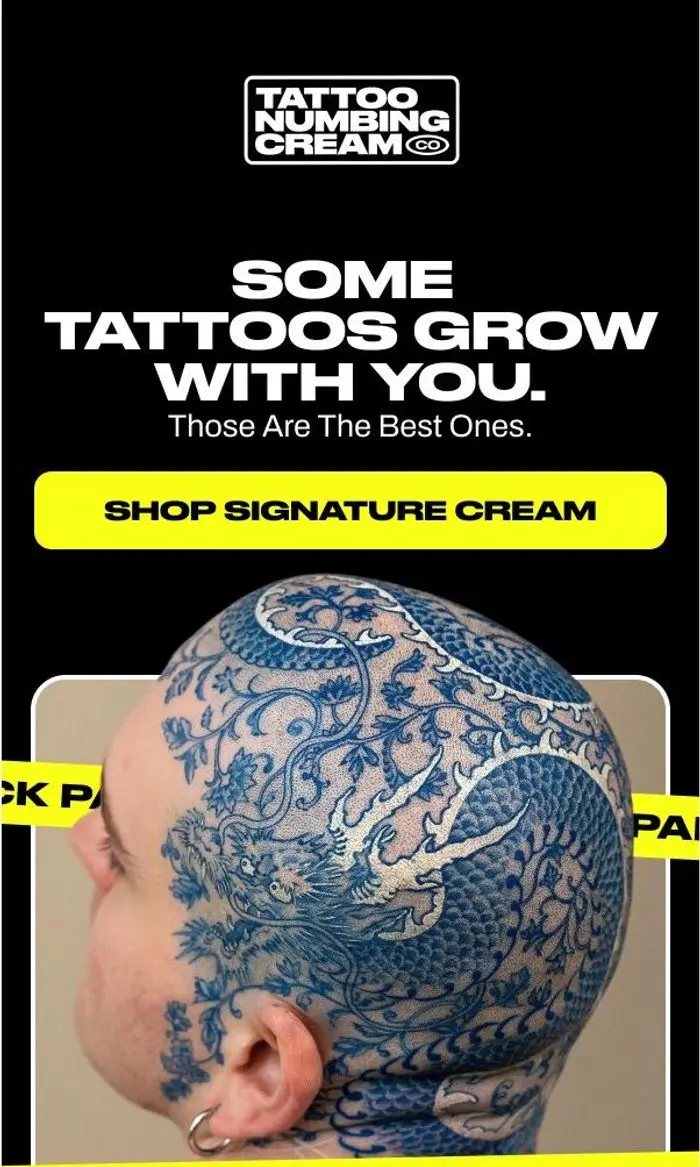 Tattoo Numbing Cream Co.: Your ink didn't change. You did.