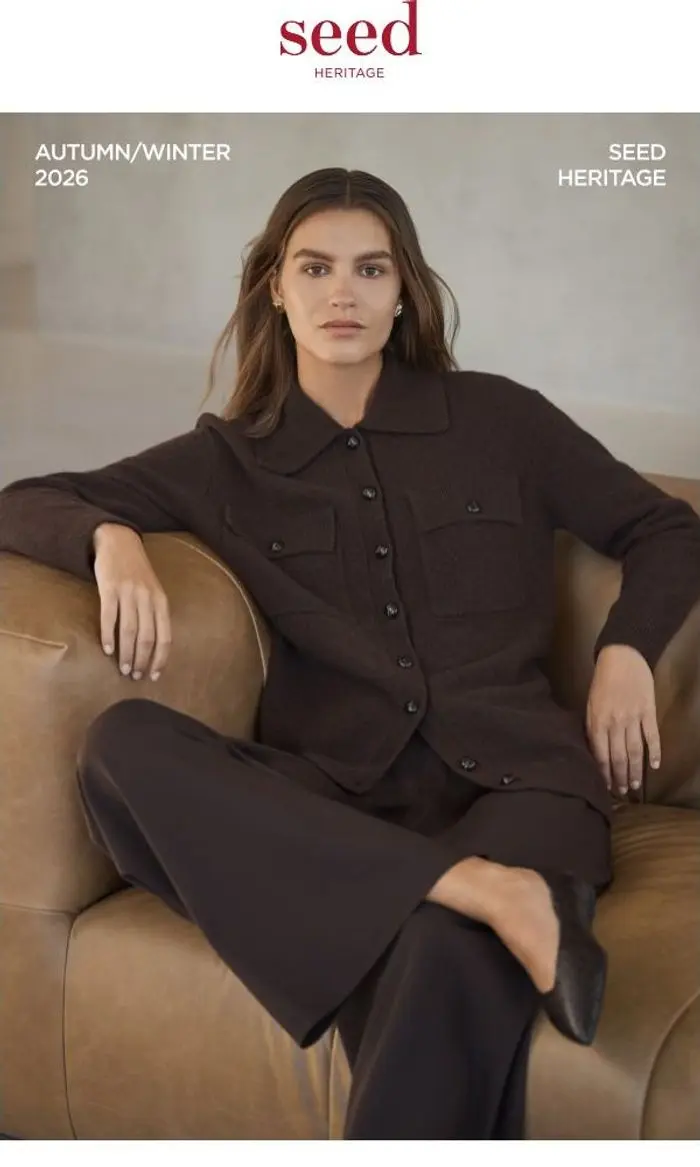Seed Heritage: Off Duty Essentials | Shop New Knitwear