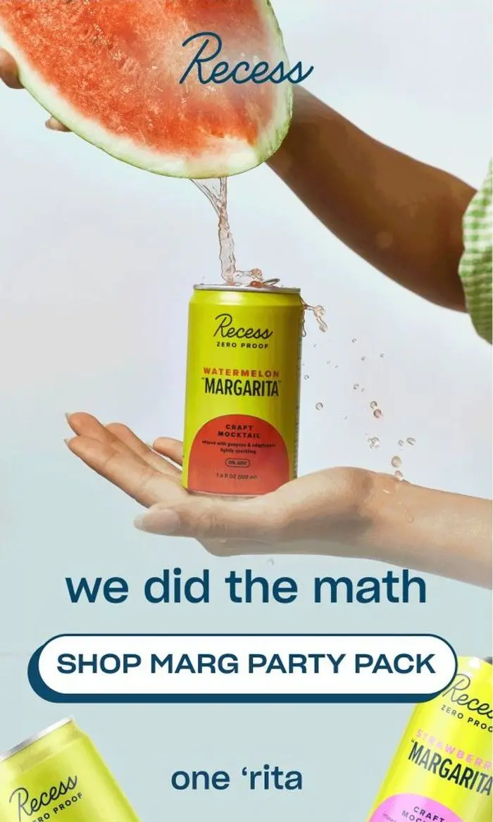 Recess: 12 cans, 4 flavors, 100% party