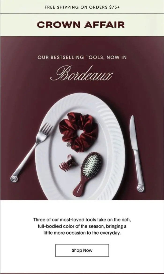 Crown Affair: Our Bestselling Tools, Now in Bordeaux