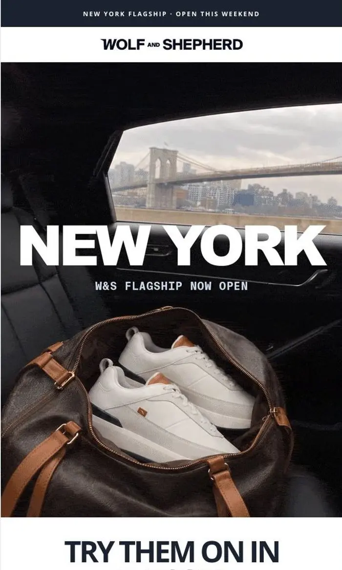 Wolf & Shepherd: NEW YORK, WE'RE OPEN