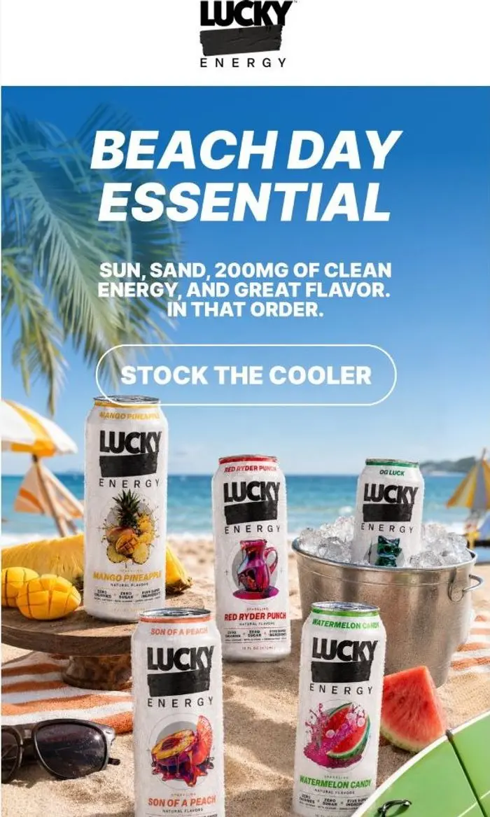 Lucky Energy: Your cooler called.