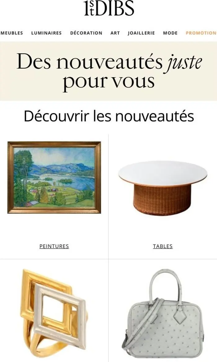 1stDibs: C'est nouveau et c'est rien que pour vous : Meubles