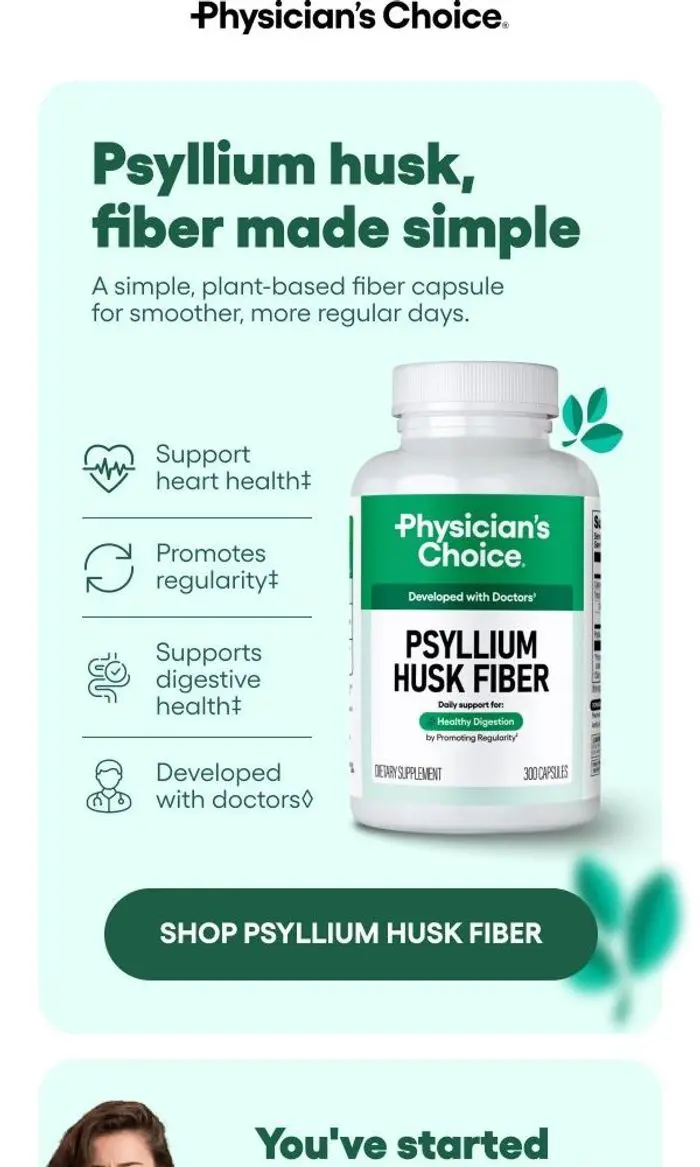 Physicians Choice: In case you missed it: Psyllium Husk Fiber is here