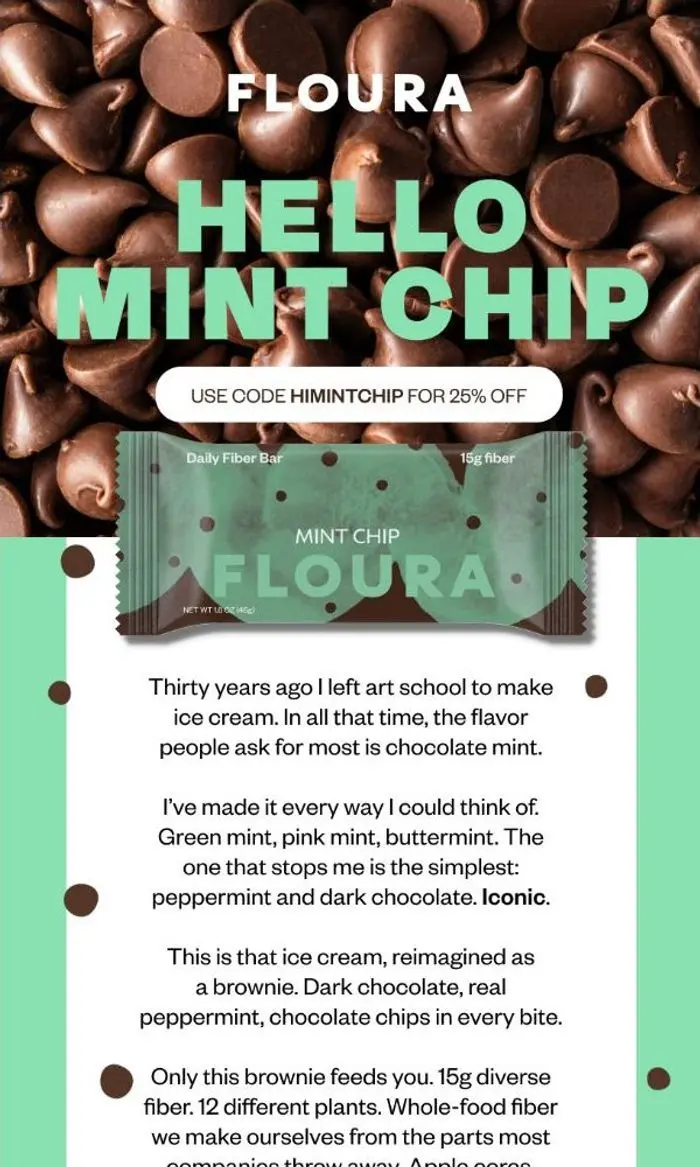 Floura & Co.: Hello Mint Chip 🌱🍫