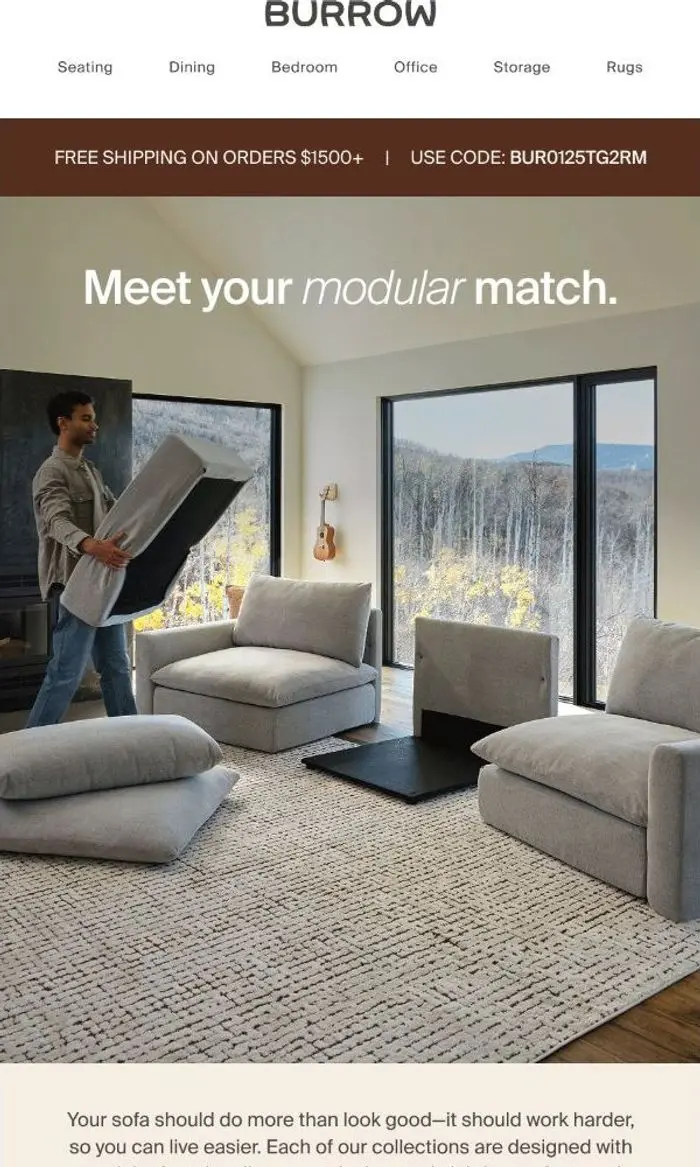 Burrow: Find your perfect couch