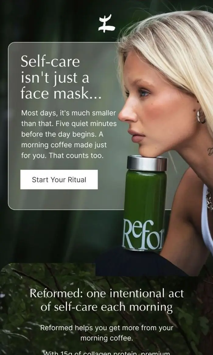 Feel Reformed: Self-care isn’t a face mask