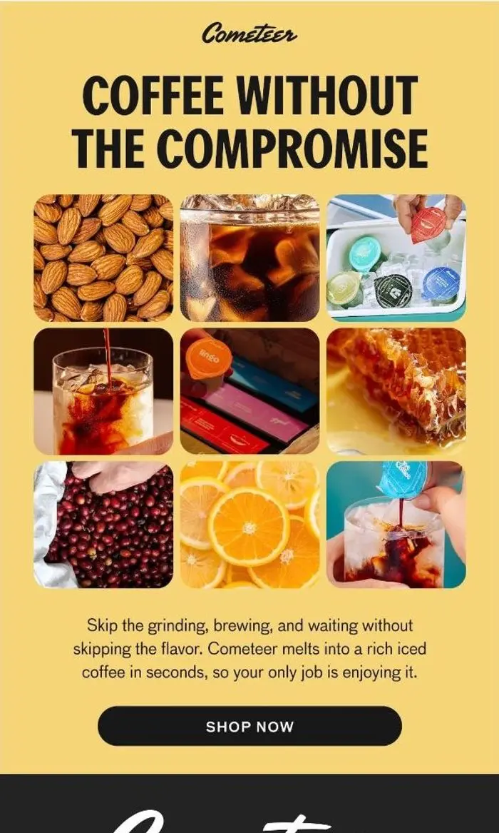 Cometeer: Are you an iced coffee drinker?