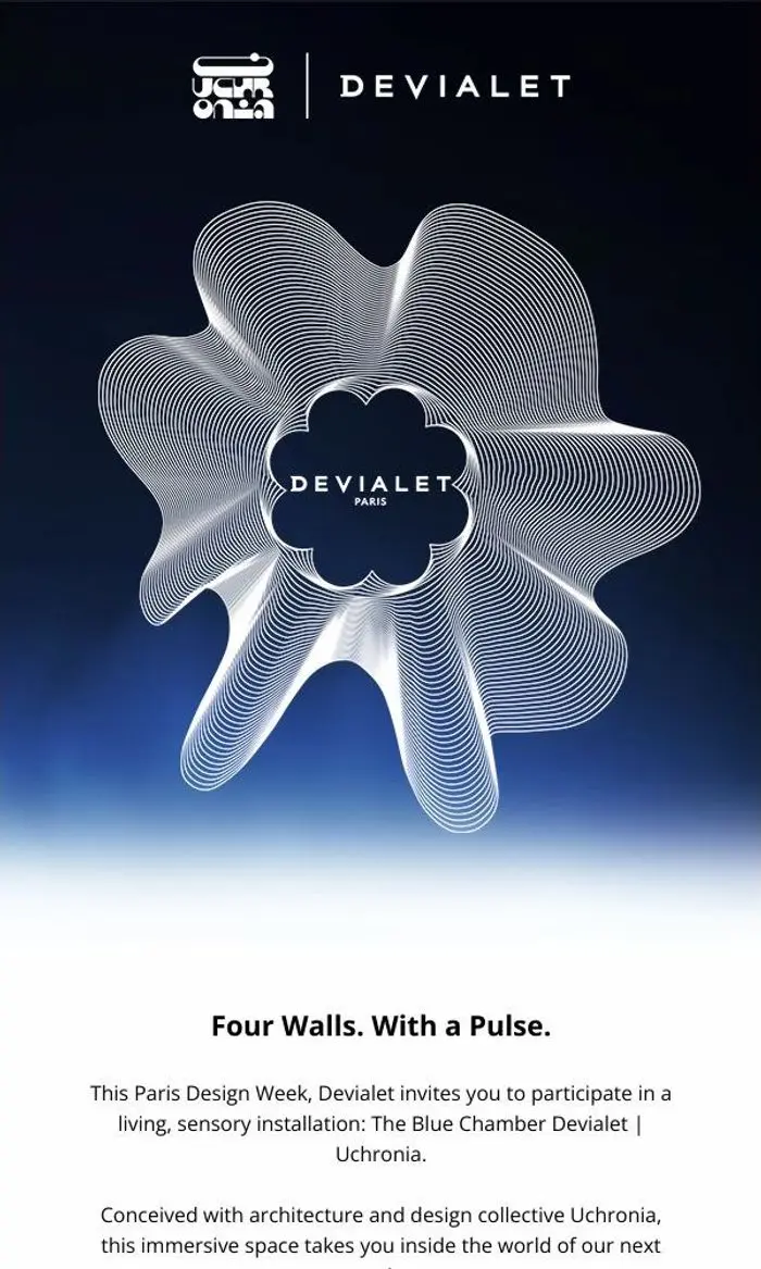 DEVIALET: INVITATION: Meet Our Next Creation.