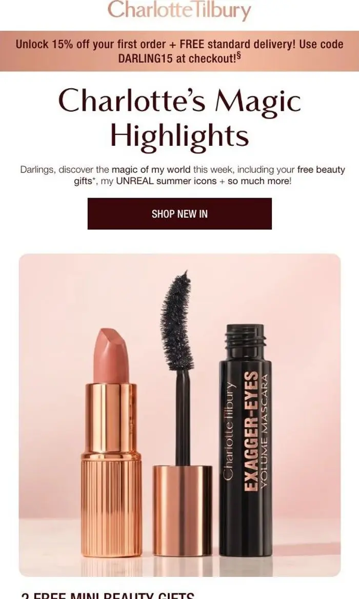 Charlotte Tilbury: FREE Minis, Unreal Glow Icons + Magic Skin Saviours, All In One Place 💌