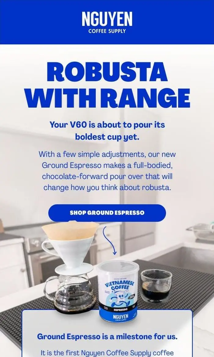 Nguyen Coffee Supply: Vietnamese Espresso Coffee meets V60 Pour Over