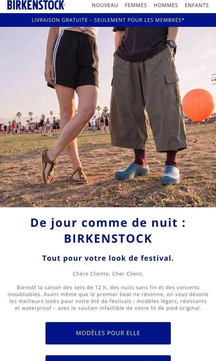 BIRKENSTOCK: Votre tenue est prête pour les festivals ?