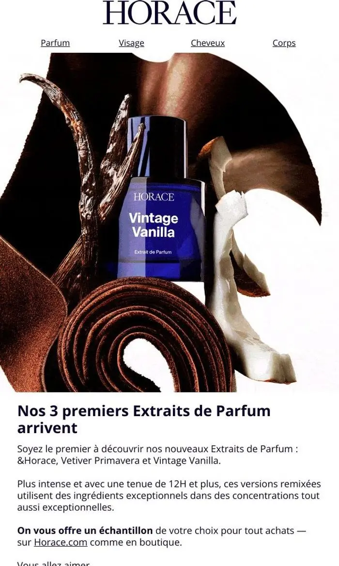 Horace: Échantillons Extraits de Parfum