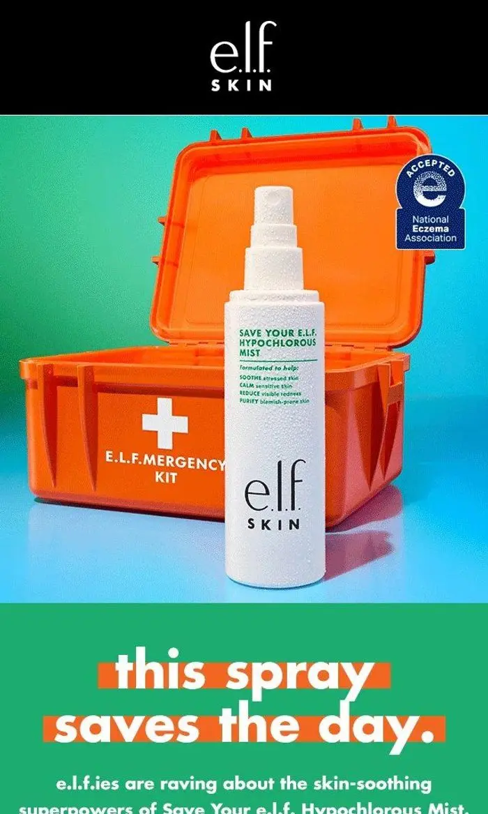 e.l.f. Cosmetics: Your new mist-have for skinmergencies