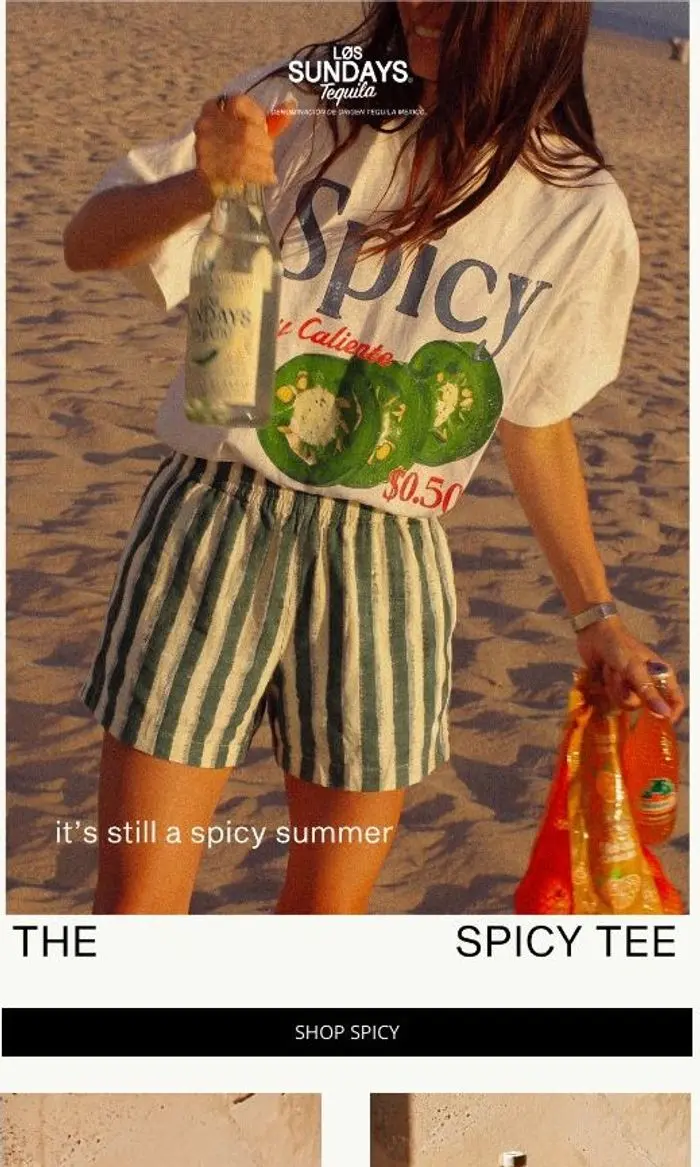 Los Sundays Tequila: NEW IN THE SHOP! The Spicy Tee
