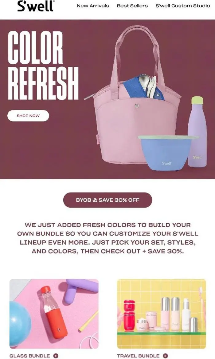S'well: Customize Your Bundle With New Colors
