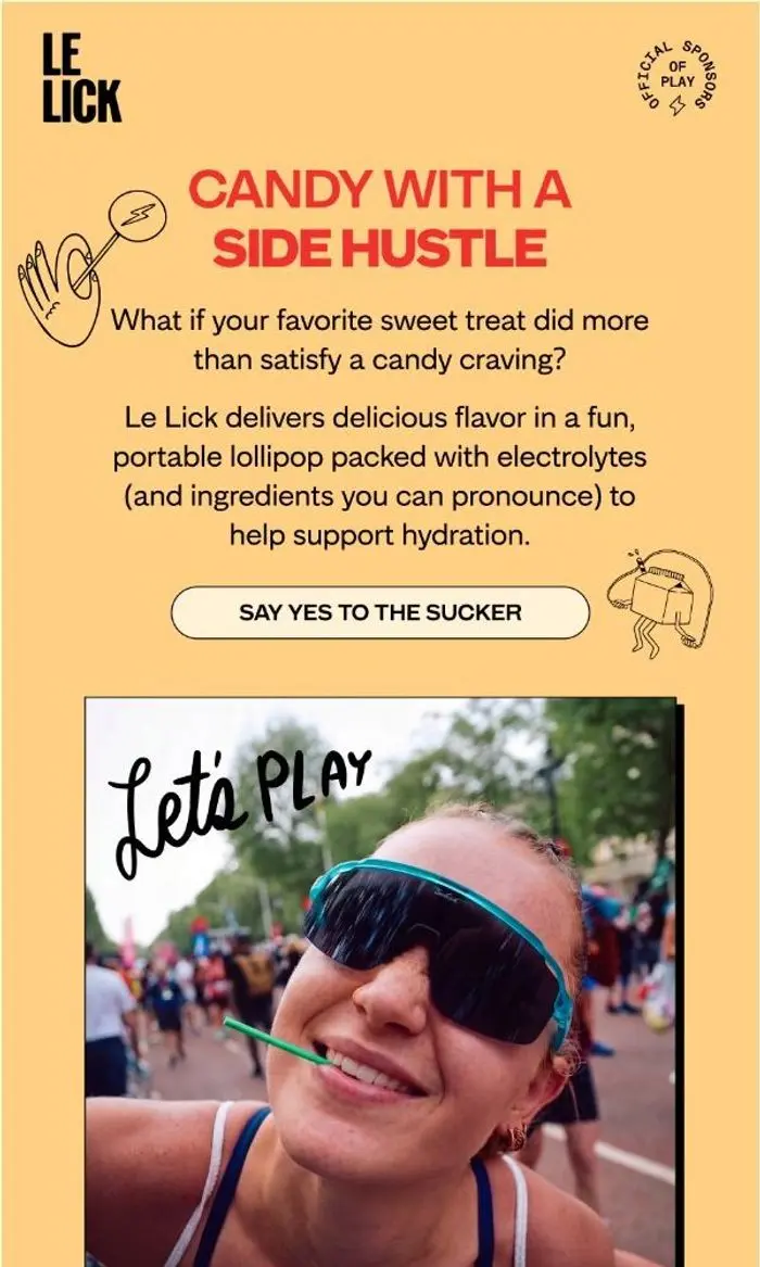 Le Lick: The candy aisle could never