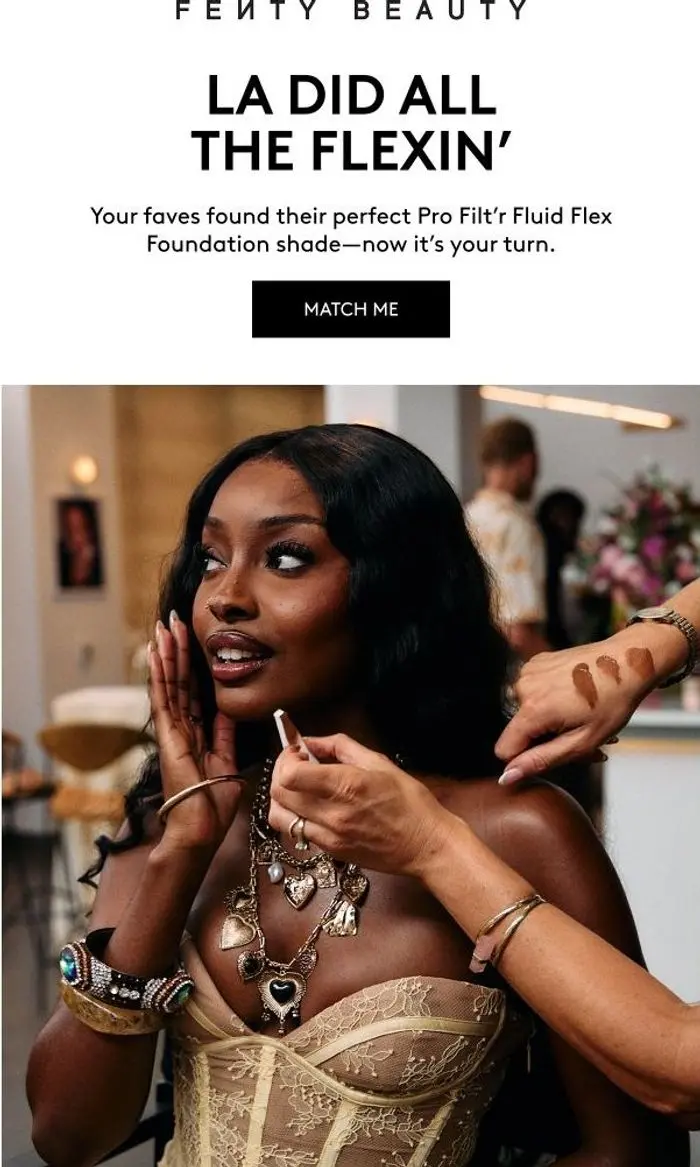 Fenty Beauty: You flexed hard in LA 🤎