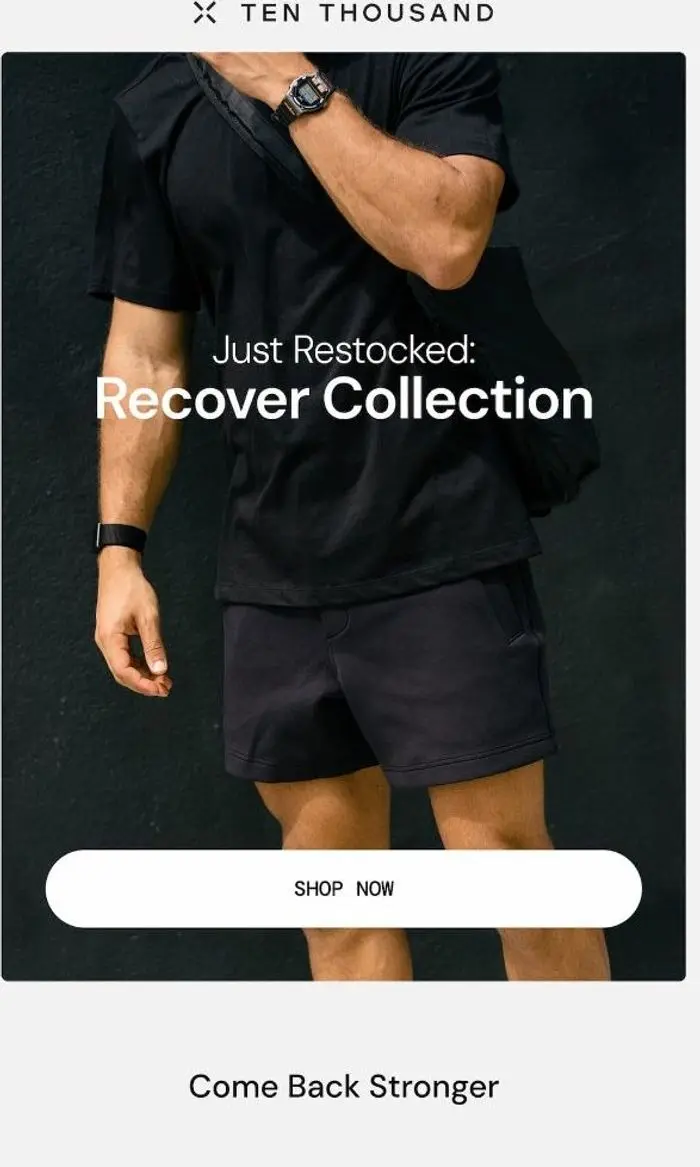 TEN THOUSAND: Just Restocked: Recover Collection