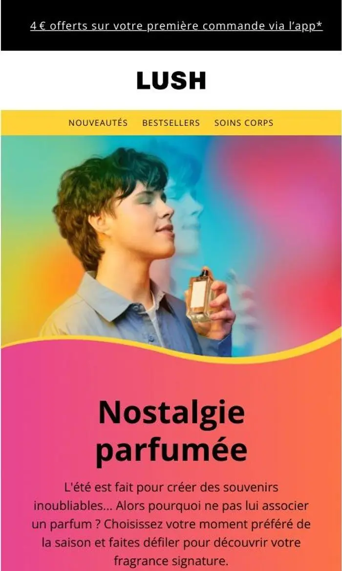Lush France: Quel est votre souvenir parfumé de cet été 2026 ?