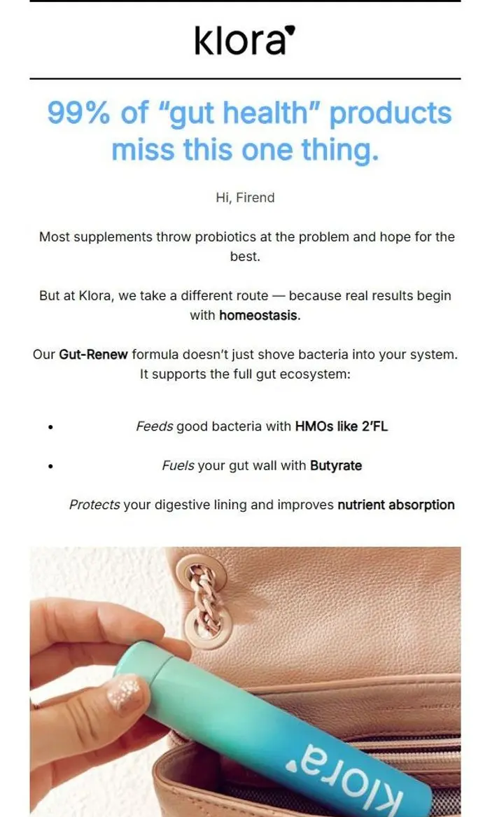 Klora: Tired of gut health gimmicks? So were we.