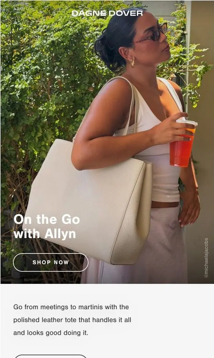 DAGNE DOVER: EVERYWHERE WITH ALLYN.