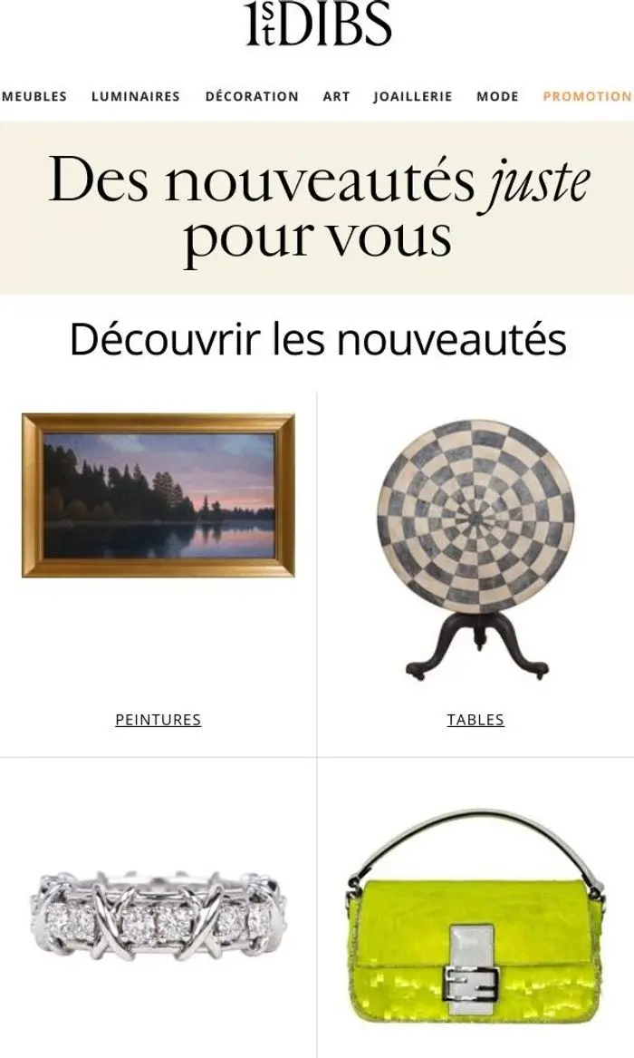 1stDibs: Bonne nouvelle : il y a des nouveautés dans la catégorie Meubles