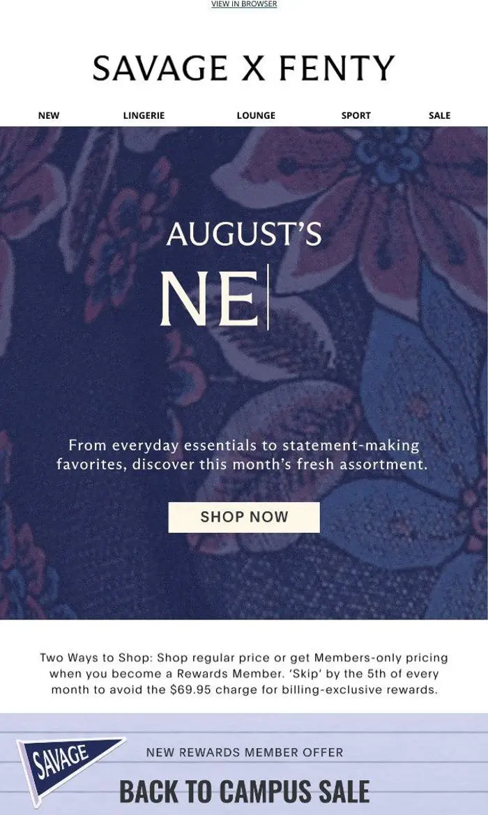 Savage X Fenty: August Newness is Here!