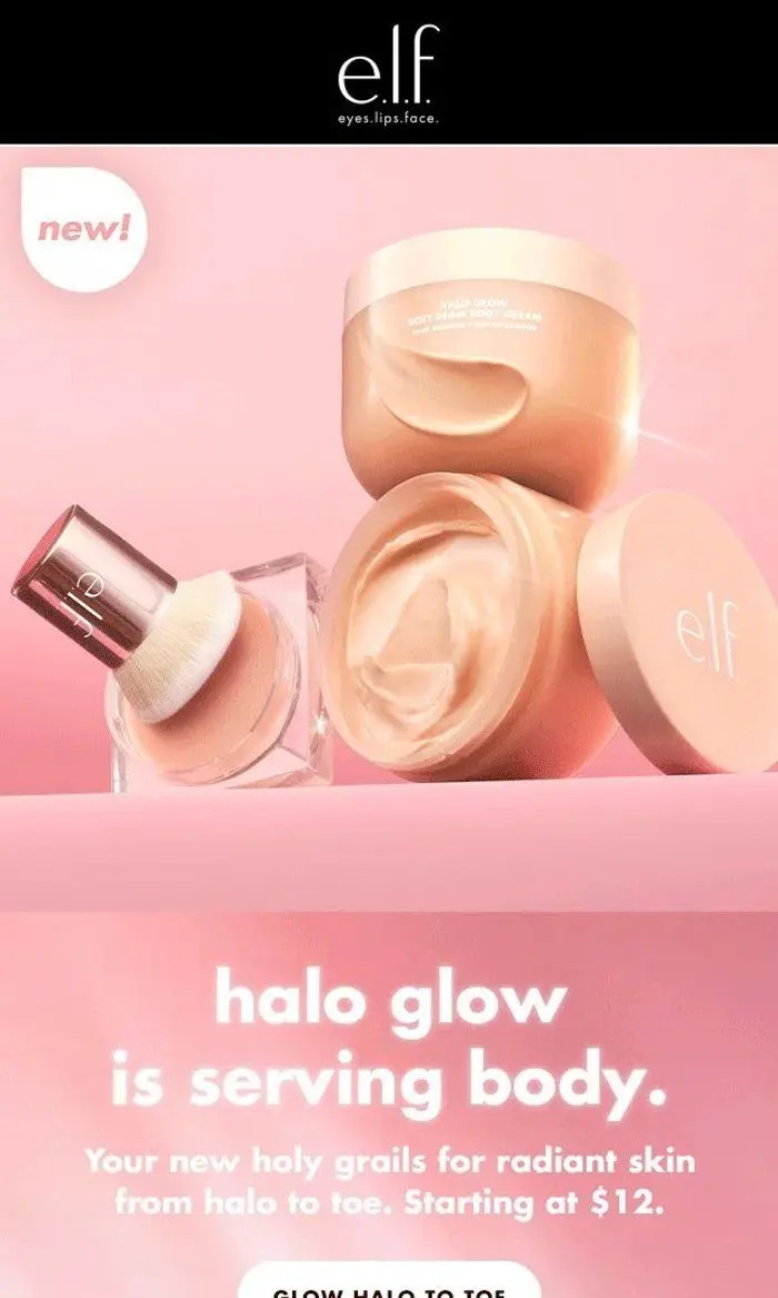 e.l.f. Cosmetics: NEW! Introducing Halo Glow Body ✨💫 