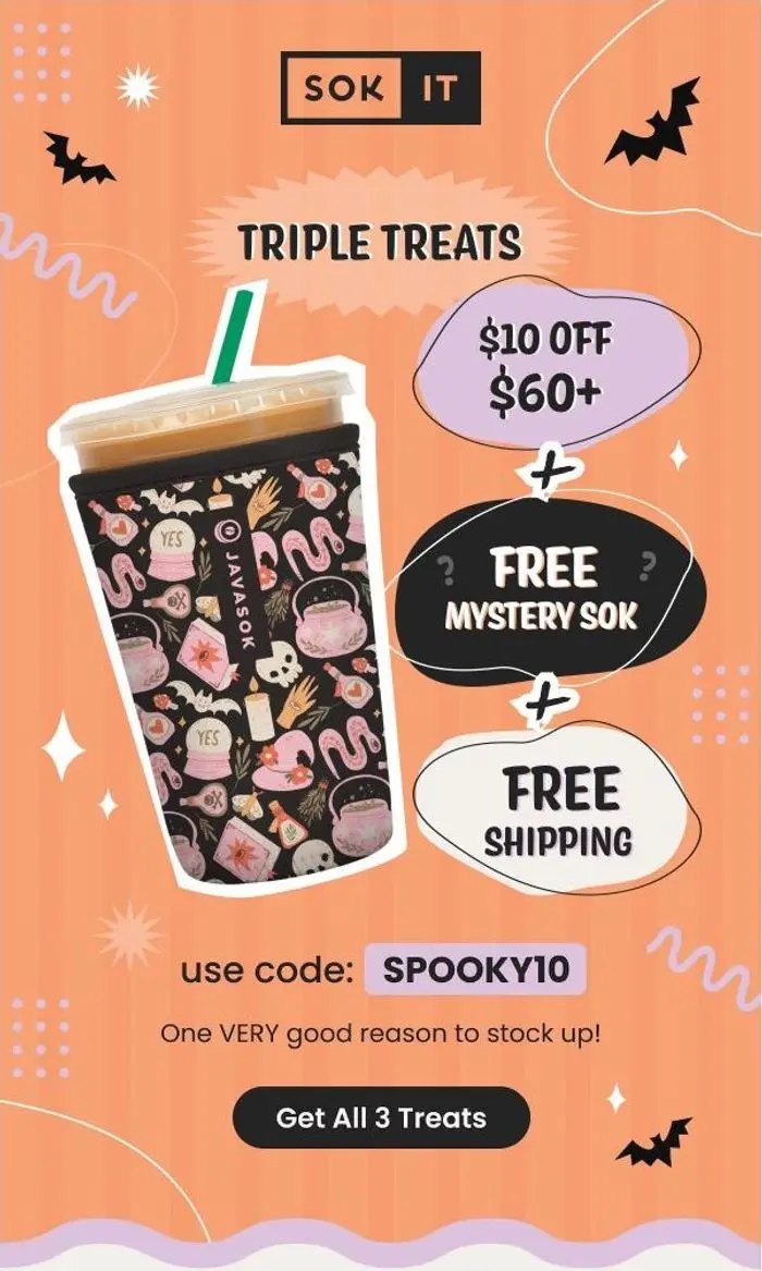 Sok-It: Treat yo’self to 3 treats!