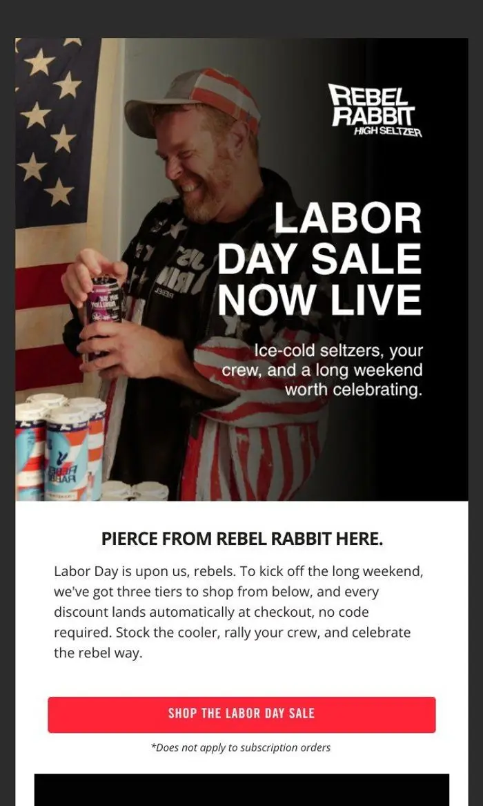 Rebel Rabbit: Labor Day Is Upon Us, Rebels 🍻