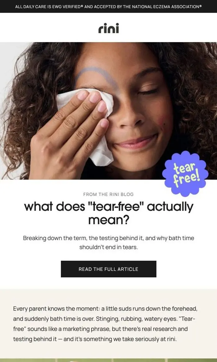 rini: What "tear-free" actually means (and how we prove it) 😅