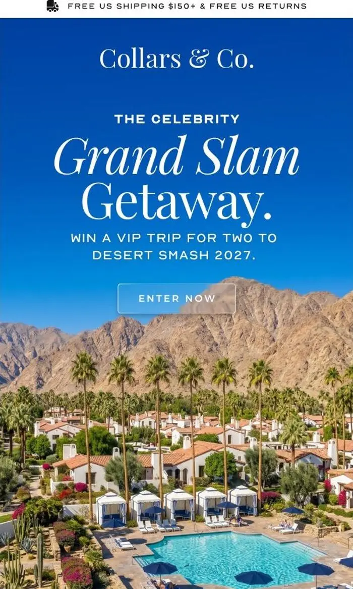 Collars & Co.: Win a VIP trip to Desert Smash 2027 🎾