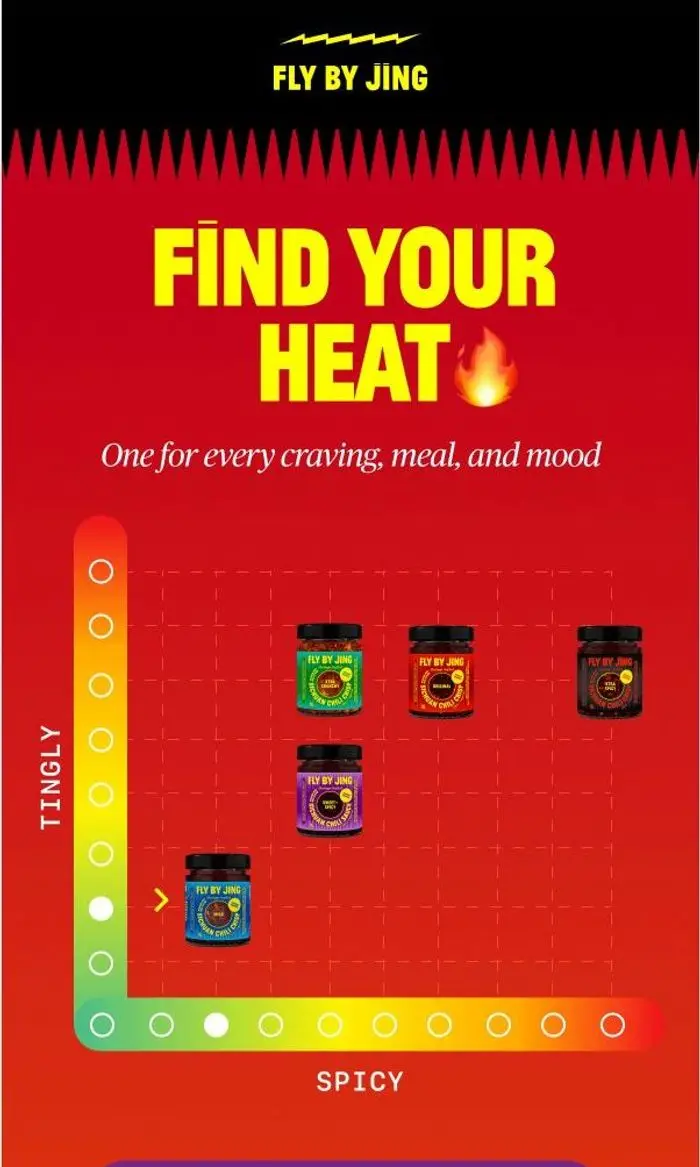 Fly By Jing: Sauces for every spice tolerance