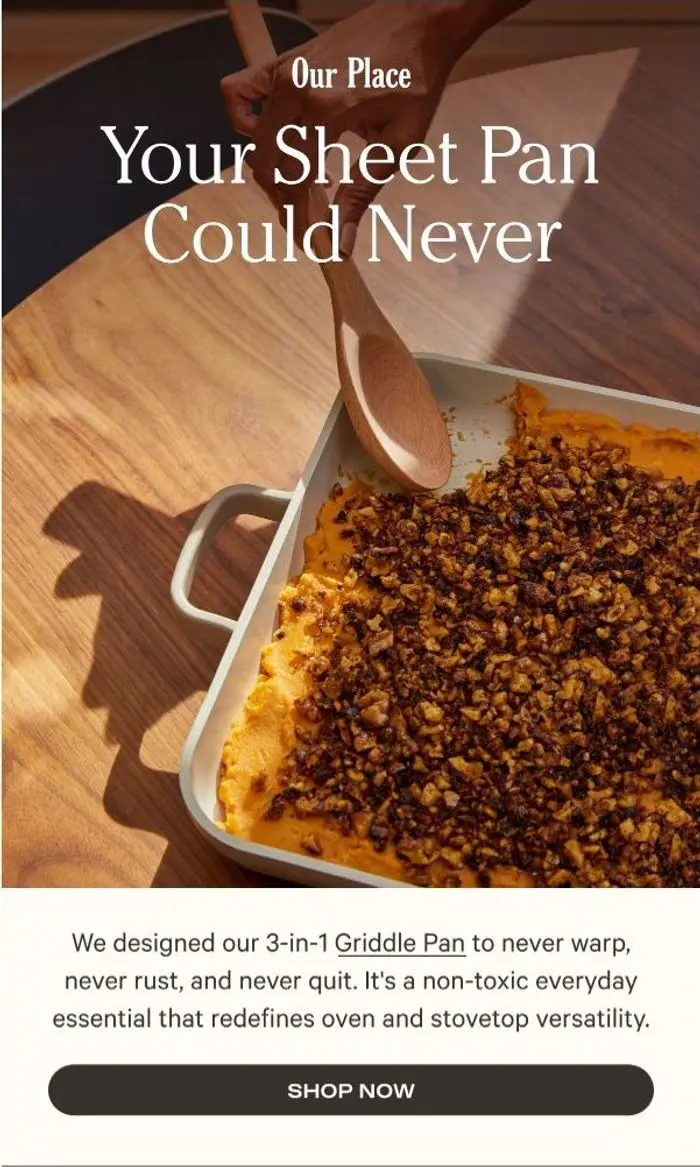 Our Place: Your Griddle Riddle, Solved