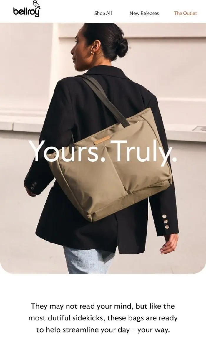 Bellroy: Totally your bag