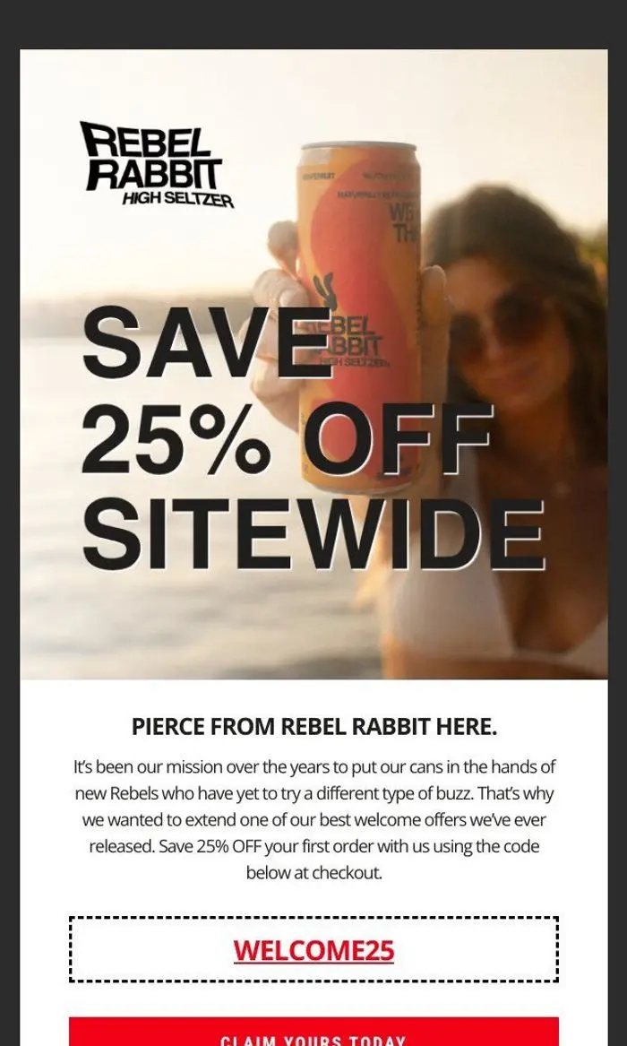 Rebel Rabbit: 25% Off Your First Order 🎉