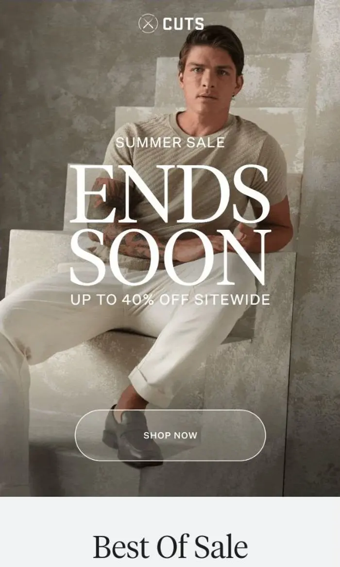 Cuts: Summer Sale Is Ending