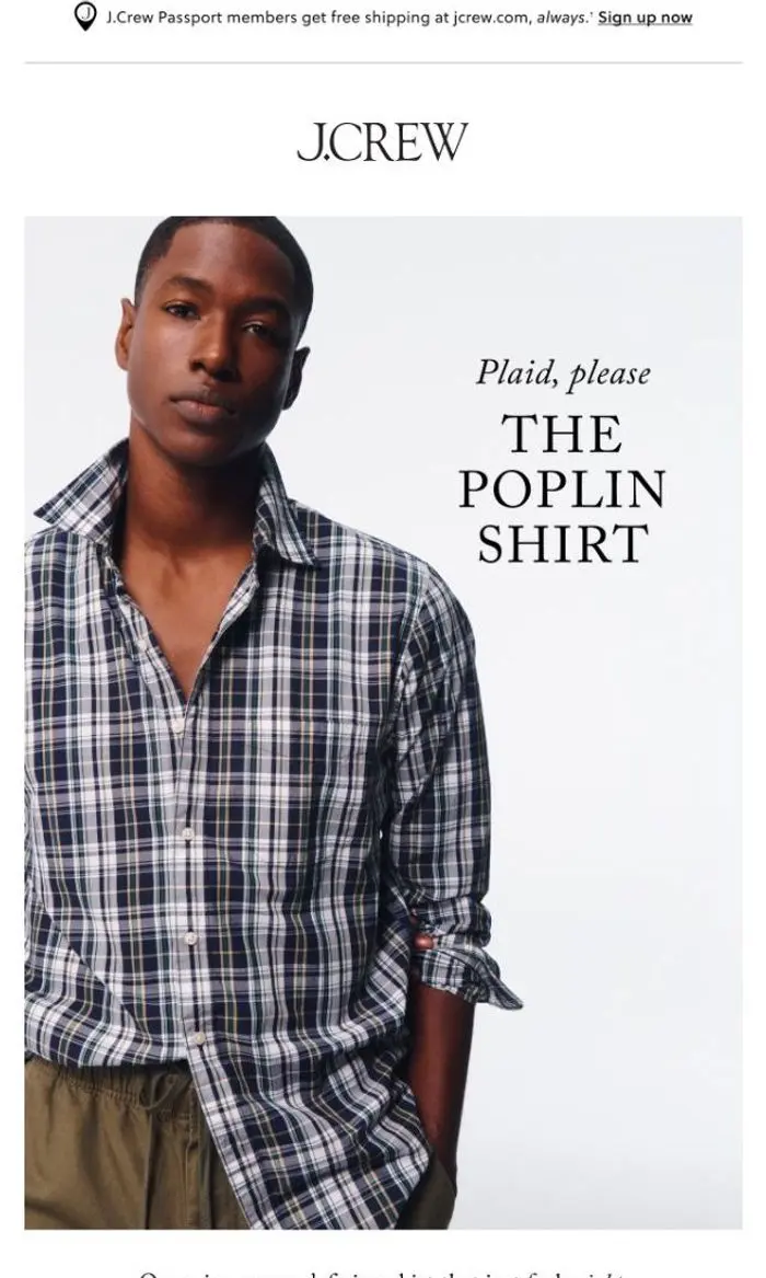 J.Crew: A shirt that checks every box