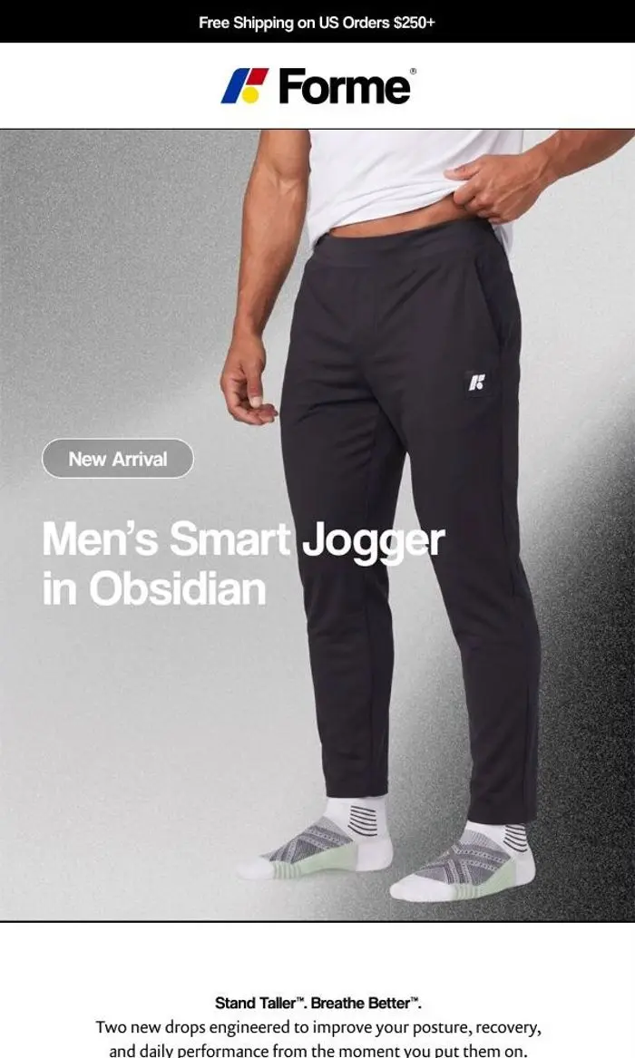 Forme: NEW IN: Smart Jogger + Smart V
