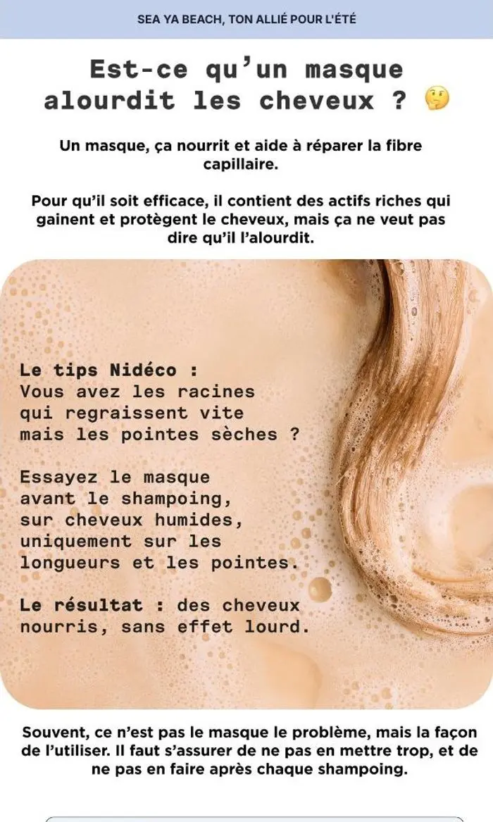 Amélie Nideco: Un masque, ça alourdit les cheveux ? 🥺